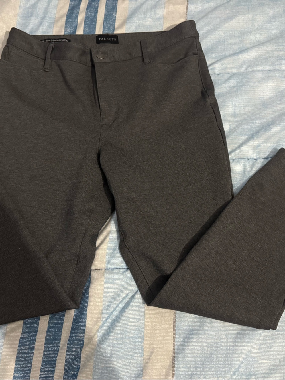 Talbots Charcoal Skinny Ponte Pants